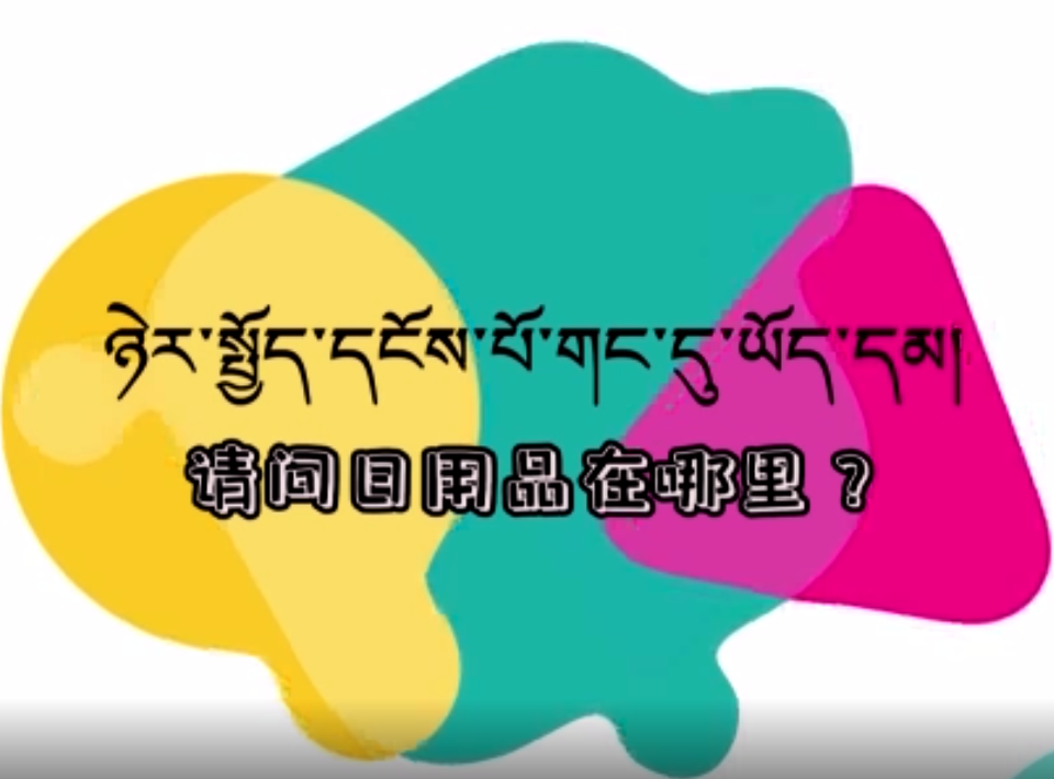 快乐普通话（请问日用品在哪里？）