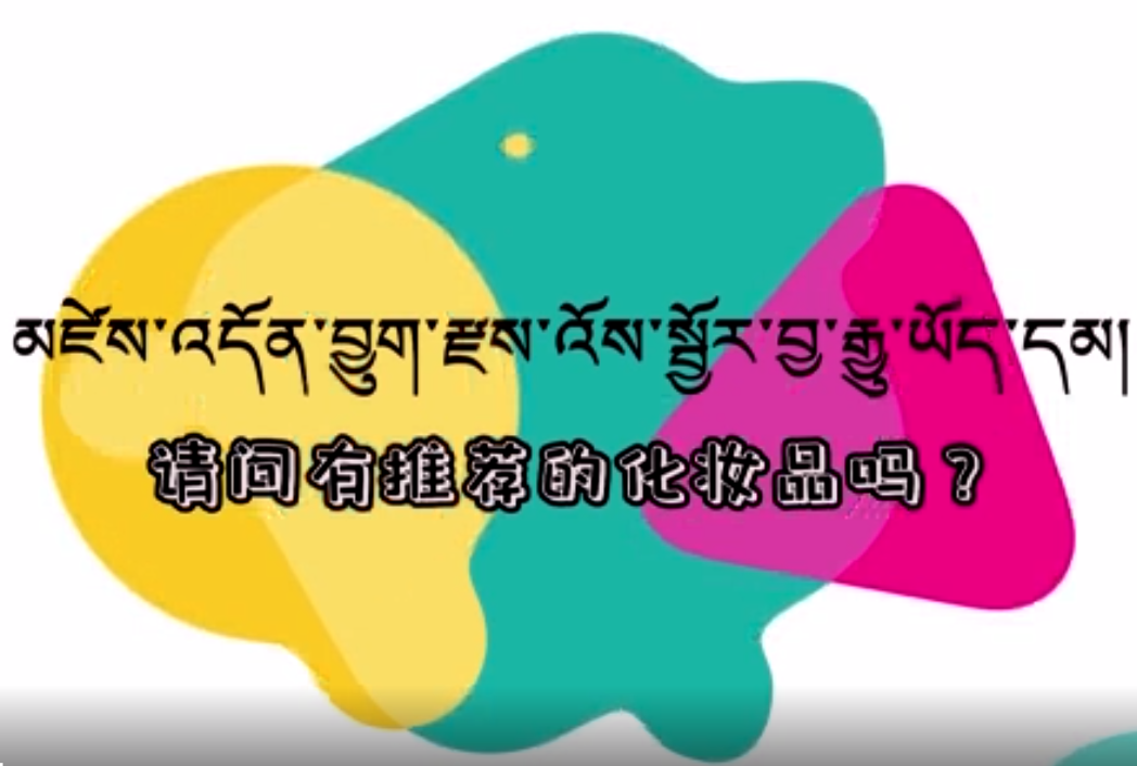 快乐普通话（请问有推荐的化妆品吗？）