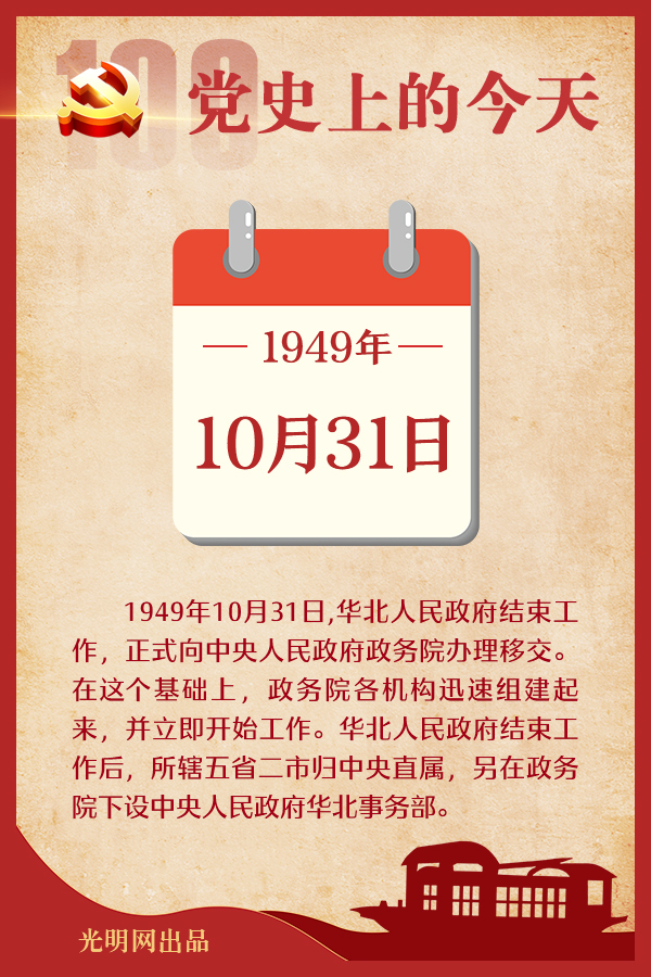 【党史上的今天】10月31日 【党史上的今天】10月31日