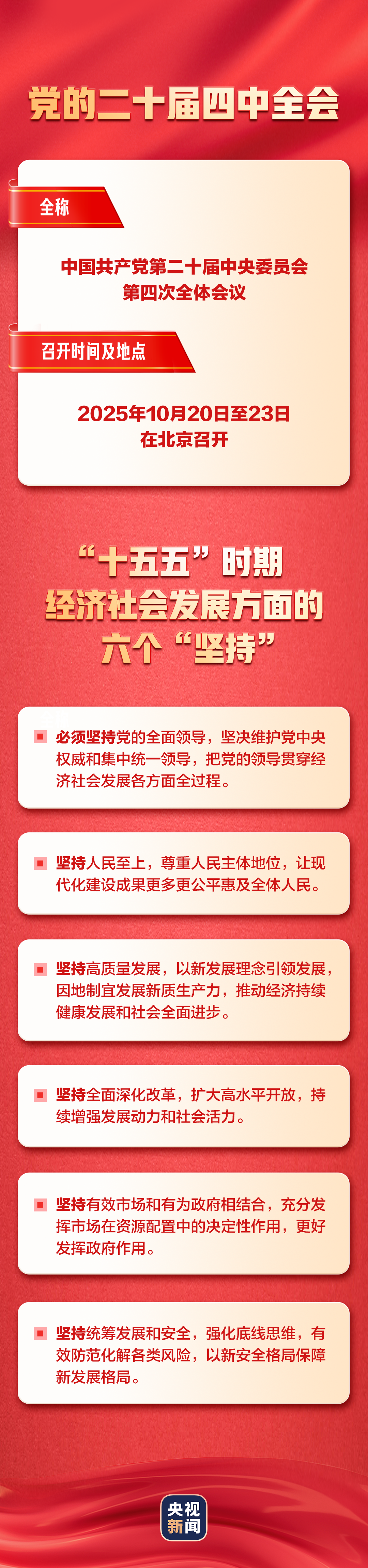 明日召开！一张图，带你了解党的二十届四中全会