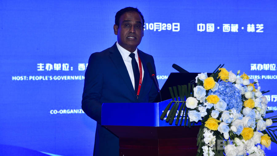 【外眼看西藏】斯里兰卡驻华参赞尼兰卡·帕里帕纳：西藏在生态保护与绿色发展间为世界树立了榜样