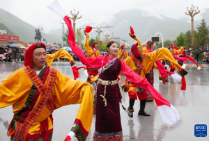 མཚོ་སྔོན་ཡུས་ཧྲུའུ་ཡིས་བརྗིད་ཉམས་དོད་པའི་ཁམས་པ་བའི་སྐོར་སྐྱོད་བྱ་འགུལ་སྤེལ་བ།