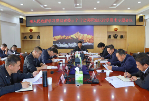 迪庆州政府召开学习贯彻省委书记王宁调研迪庆指示要求专题会议