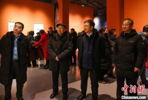 中国石窟寺书画艺术展在云冈石窟博物馆开展