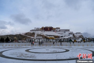 西藏拉萨迎来2024年首场降雪