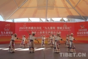 2023年西藏自治區“九九重陽 情暖夕陽紅”老年人體育交流展示大會在拉薩舉行