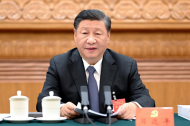 (CPC Congress) Xi chairs 2nd meeting of 20th CPC National Congress presidium