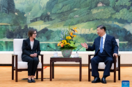 Chinese president meets Red Cross president