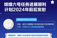 嫦娥六号任务进展顺利 计划2024年前后发射