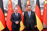 Xi meets German chancellor, calls for achieving mutual success