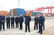 Xi inspects Rizhao in east China's Shandong Province