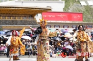 Parade celebrating intangible cultural heritage held in Yushu, NW China's Qinghai