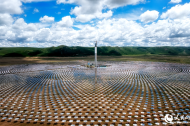 World's highest-altitude solar thermal power plant completes heliostat installation in SW China's Xizang