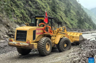Emergency rescue, road clearance underway after mudslide in China's Xizang