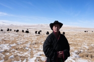 A guardian of the Yellow River follows it to the sea