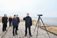 Xi Focus: Xi stresses prioritizing ecological conservation, pursuing green development