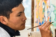 Training of painting Thangka aids poverty-relief in Qamdo