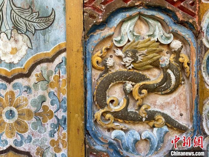 图为东坝民居的装饰花纹。 冉文娟 摄 图为东坝民居的装饰花纹。 冉文娟 摄