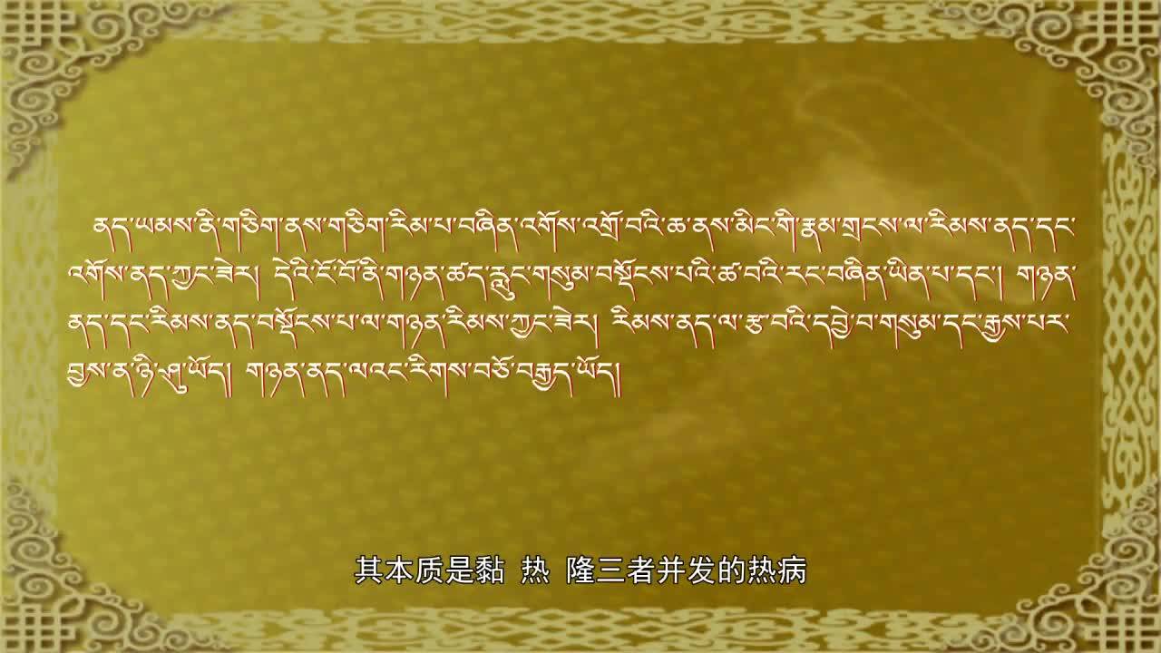 藏醫(yī)學預防傳染病 下（22.01.04）
