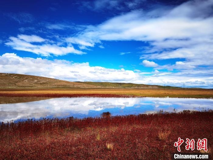 圖為黃河源頭瑪多秋景。(資料圖) 瑪多縣委宣傳部 供圖