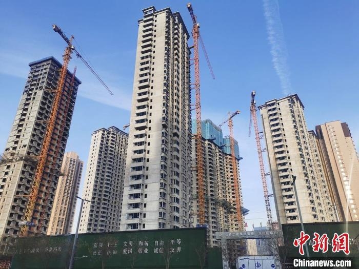 資料圖：某在建住房。 高瑞峰 攝