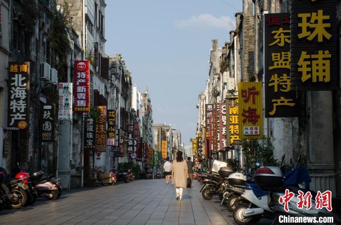 資料圖：北海老街。 翟李強 攝