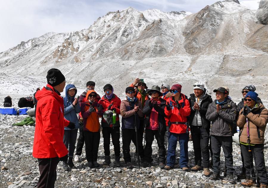 Eight days on world's highest peak