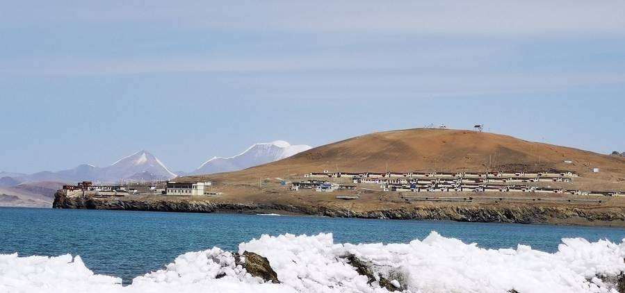 The transition of village at altitude of 5,070 meters
