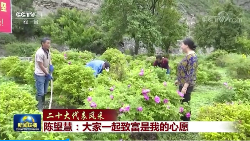 央视联播丨二十大代表风采——
陈望慧：大家一起致富是我的心愿 
刘秀祥：大山深处学子“引路人”