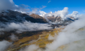 雅砻江秋景