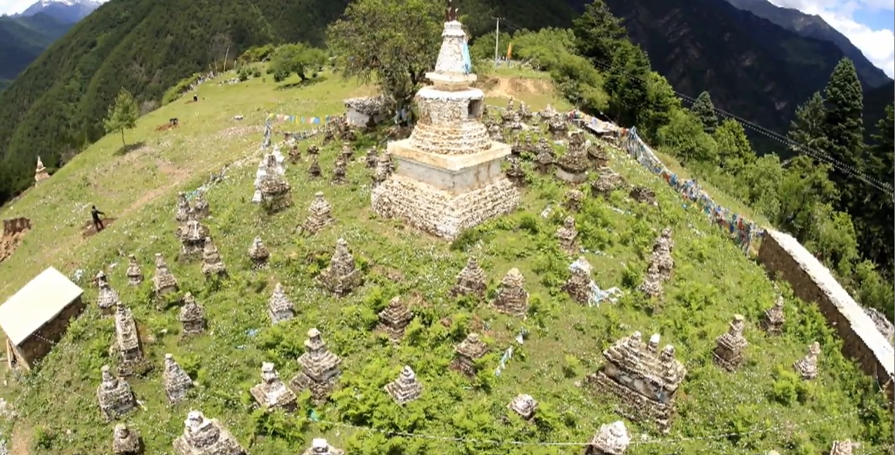 Ancient Pagodas and Ancient Buildings in Kham