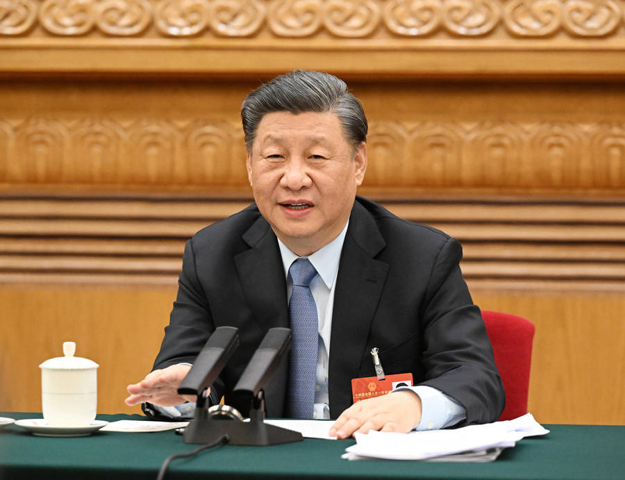 时政新闻眼丨今年两会首次到团组，习近平强调牢牢把握这个“首要任务”