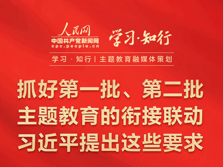 抓好第一批、第二批主題教育的銜接聯動