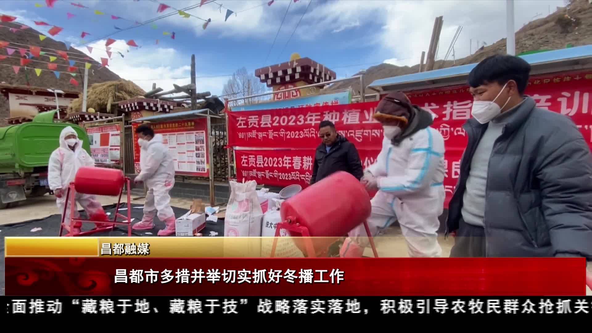 昌都市多措并舉切實抓好冬播工作