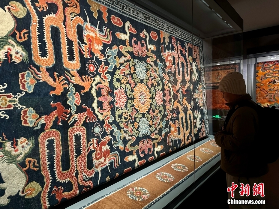 青海藏文化博物院：卡墊“龍元素”妙趣橫生