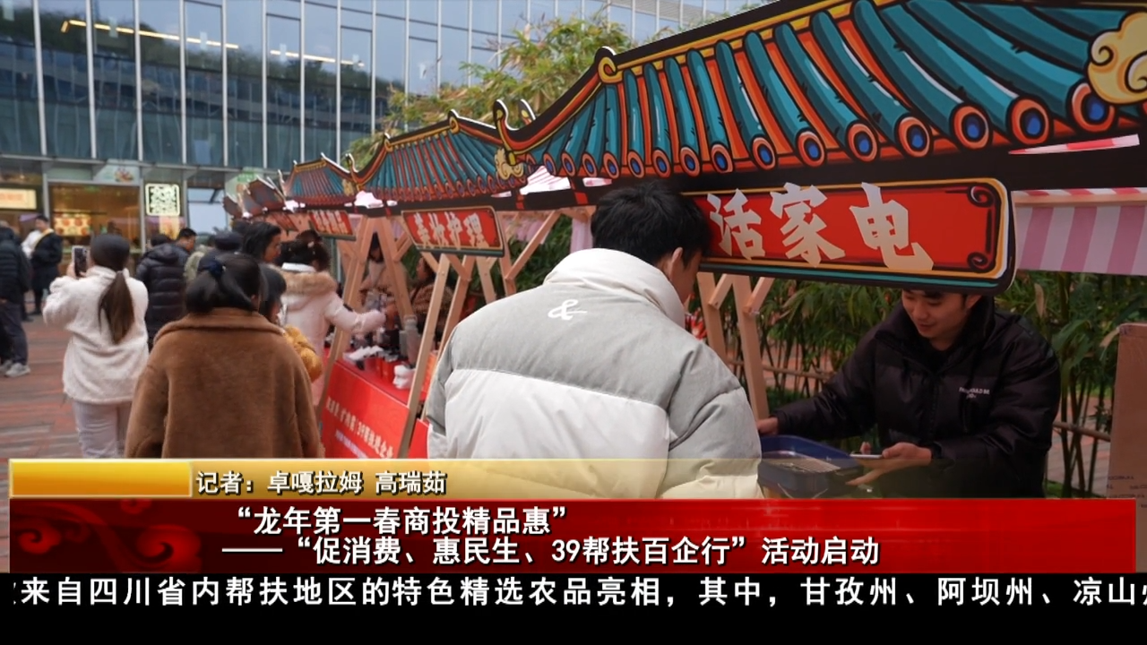 “龍年第一春 商投精品惠”——“促消費、惠民生、39幫扶百企行”活動啟動