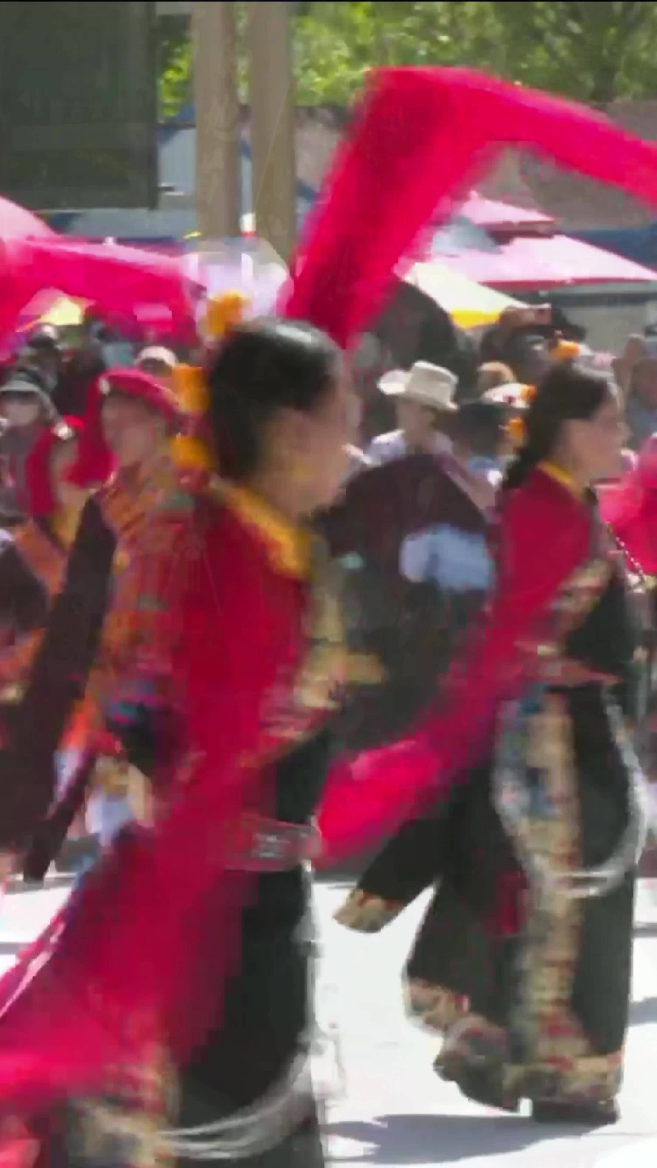 Highlights of the opening ceremony of the Third Sanjiangyuan Eco-cultural Tourism Festival and 2024 Yushu Horse Racing Festival