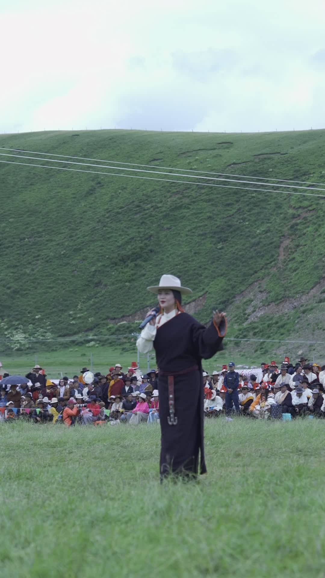 Singing clip of Tibetan song