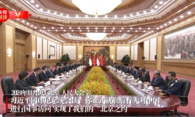 习近平同印度尼西亚总统普拉博沃会谈