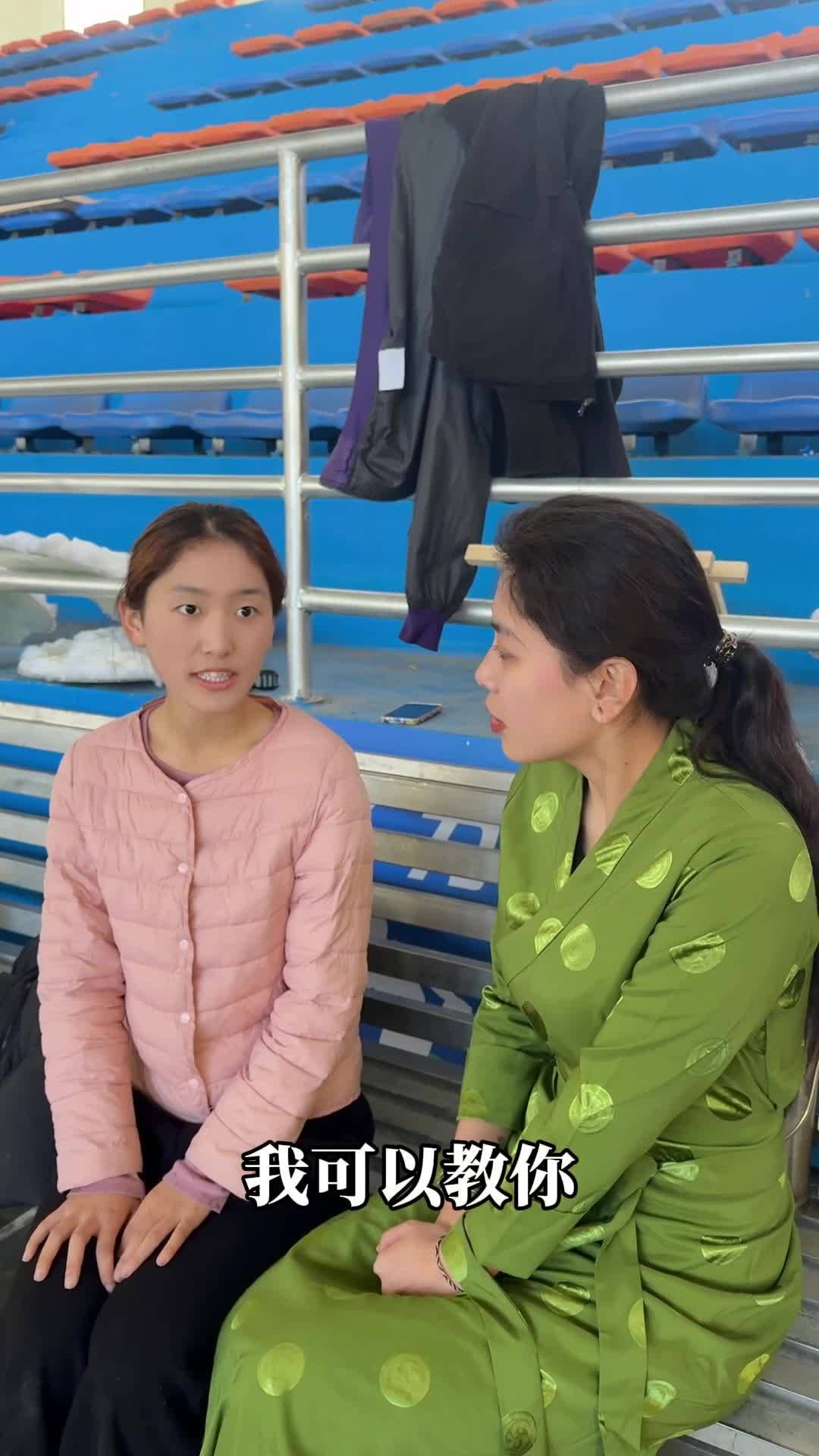 Click the video and get to know Ngodrup's new friend Yangdron, who has been persisting in her dancing drea