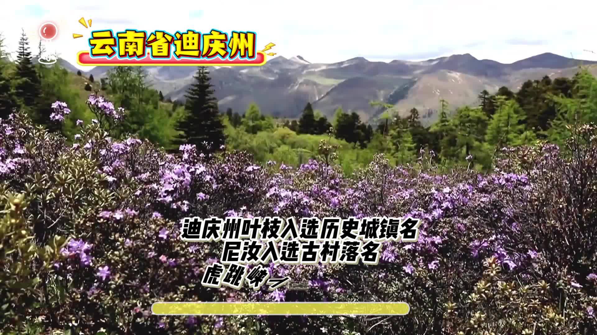 迪慶四地入選第二批云南省級地名文化遺產保護名錄