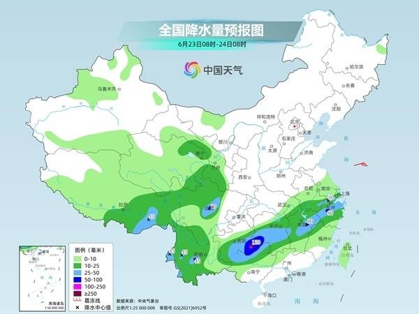 雨熱同臺！今天江南等地仍有強降雨 華北平原高溫暴曬華南悶熱感強