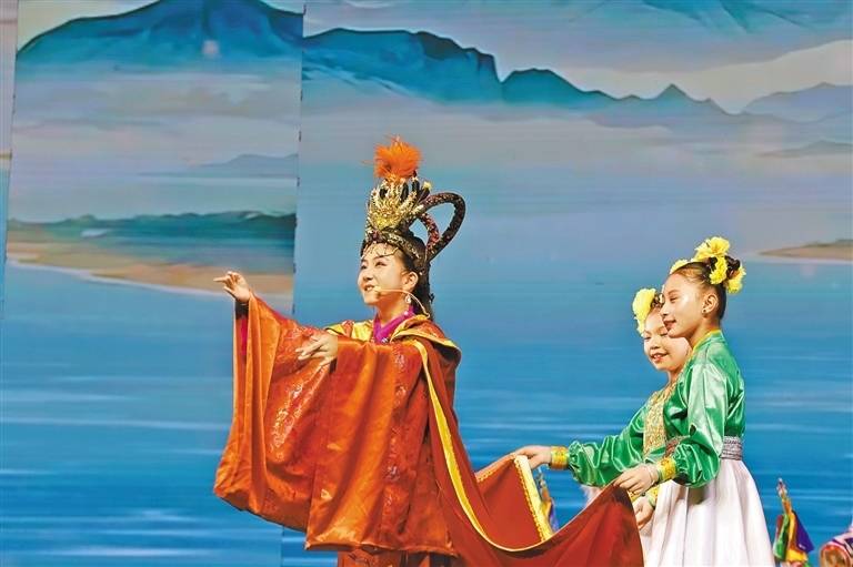 西藏首部少兒版《文成公主》藏戲折子戲成功上演
