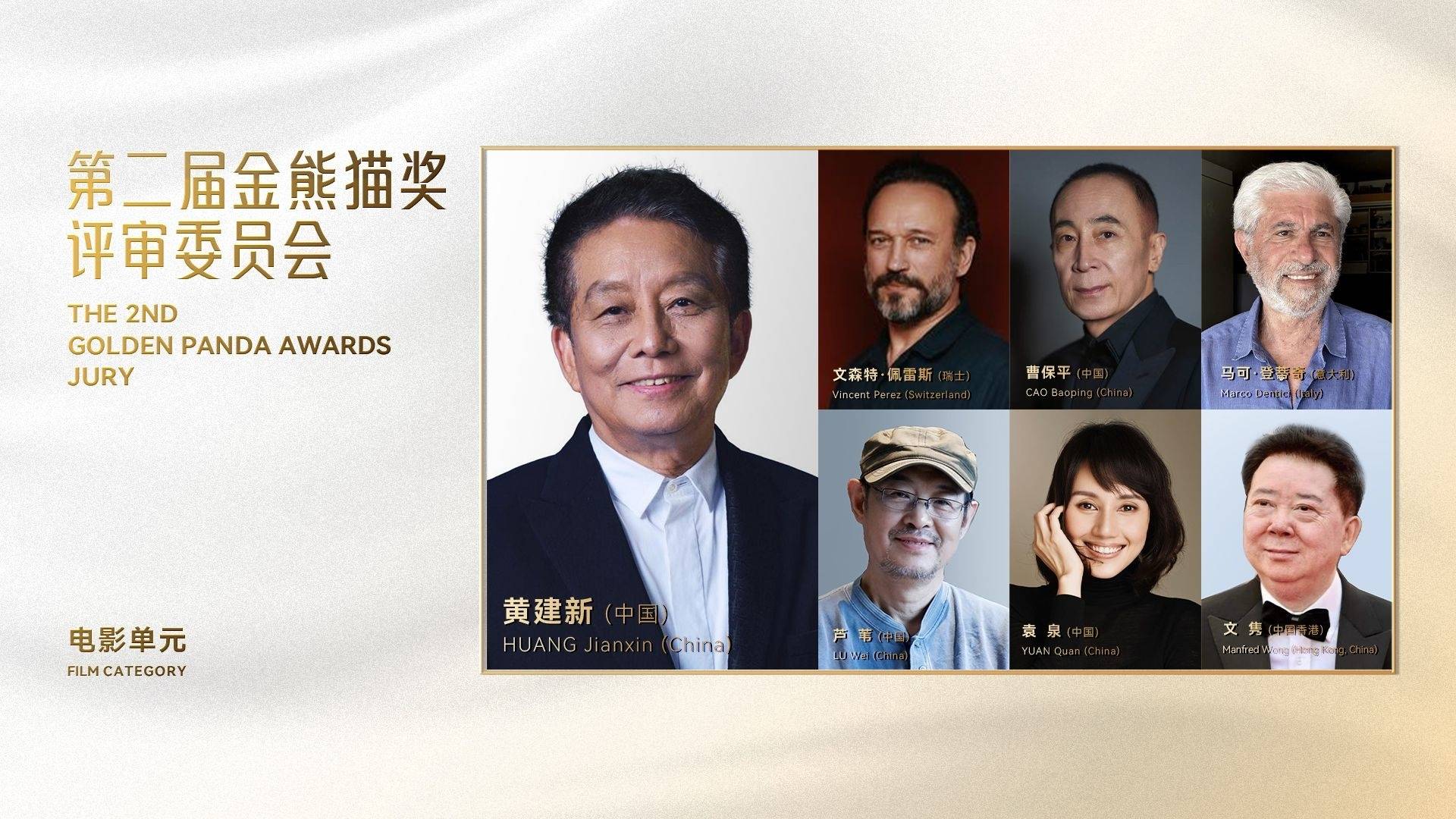 第二届金熊猫奖评审委员会名单