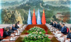 上合组织天津峰会丨习近平会见联合国秘书长古特雷斯