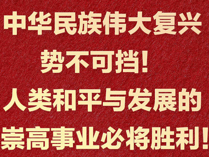 习近平:中华民族是不畏强暴、自立自强的伟大民族