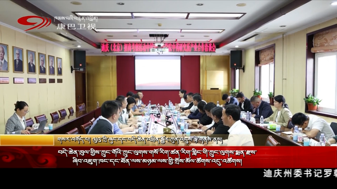 བདེ་ཆེན་ཁུལ་གྱིས་ཀྲུང་གོའི་ཀྲུང་ལུགས་གསོ་རིག་ཚན་རིག་གླིང་གི་ཀྲུང་ལུགས་སྨན་རྫས་ཞིབ་འཇུག་ཁང་དང་ཐོན་ལས་མཉམ་ལས་གྱི་གྲོས་མོལ་ཚོགས་འདུ་འཚོགས།