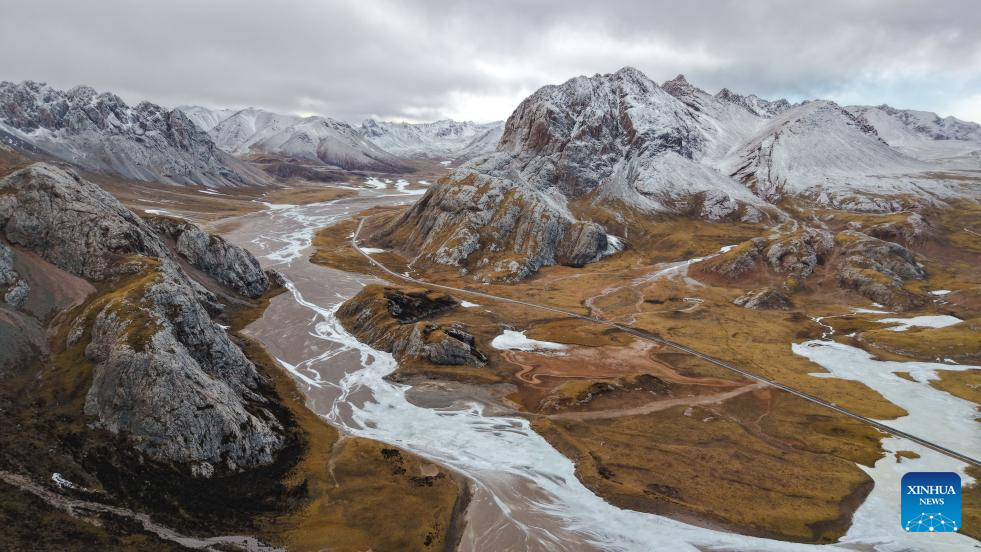 Winter scenery in Zadoi County, NW China's Qinghai
