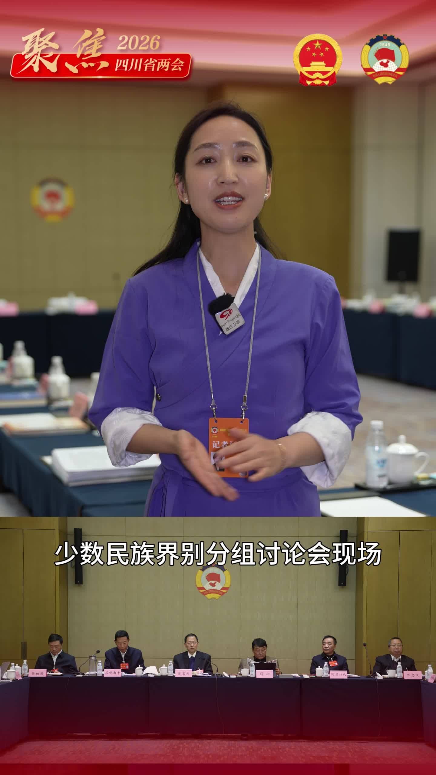 At the venue of panel discussion of ethnic groups, members of the 13th Committee of the Chinese People's Political Consultative Conference of Sichuan Province offered advice about the development of ethnic areas