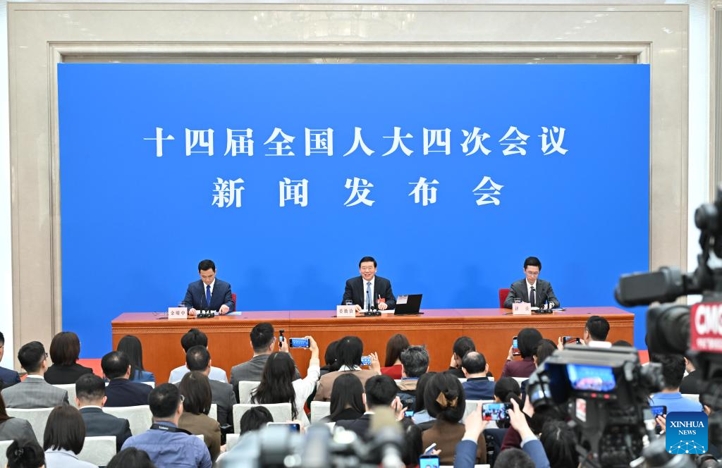 China's national legislature holds press conference ahead of annual session